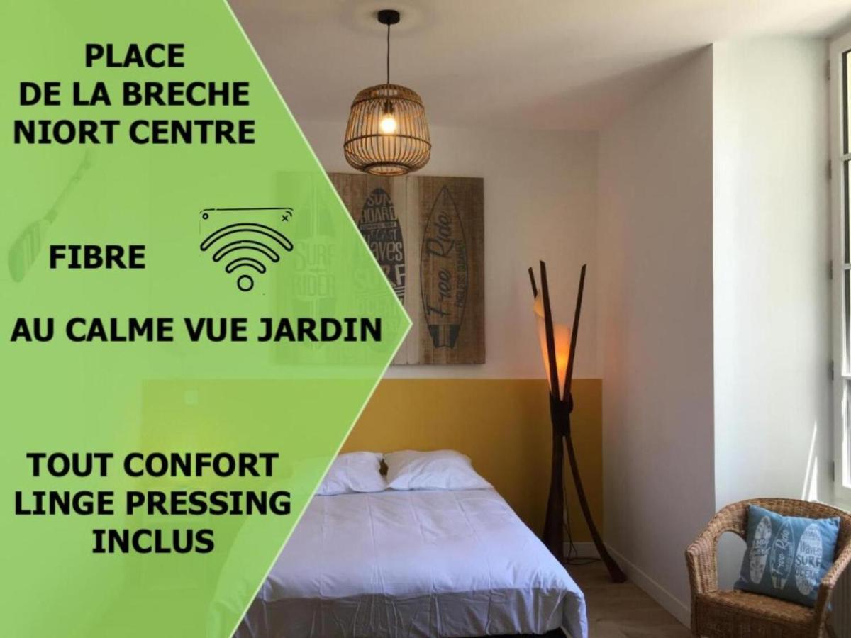 Le Beach Centre La Breche Wifi Vue Jardin Apartment Niort Exterior photo